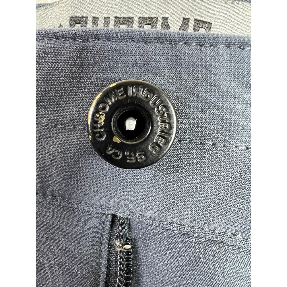 Chrome Industries Biker Shorts Mens 30 Blue Nylon Spandex Stretch 14" Inseam - Picture 6 of 15